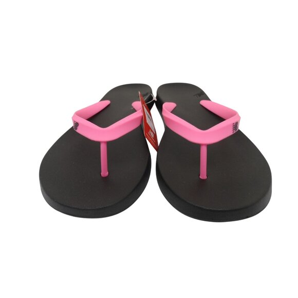 New Balance Men's Vibrant Thong Flip-Flops SUT24BP1 Black/Pink Size 13D - Picture 2 of 8